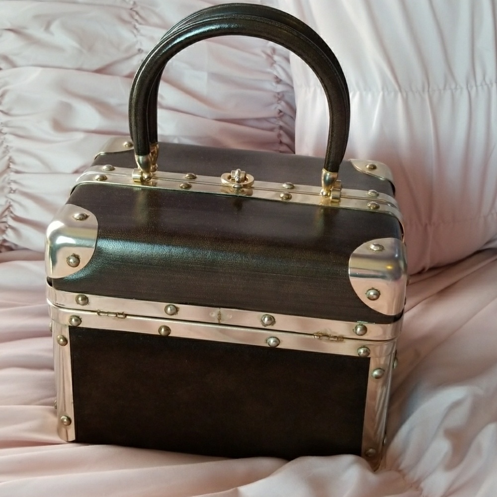 Vintage Rosenfeld Italian Trunk Handbag 1960s